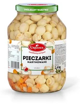Zdjęcie produktu dla Pieczarki marynowane 2,4kg Urbanek
