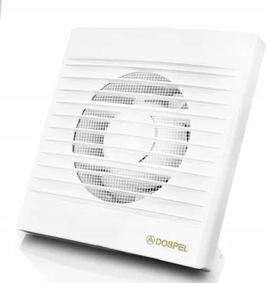 Produktbild von Dospel | Badlüfter - Wandlüfter - Ventilator Ø 100 mm - Weiß - Energiesparend, Geräuscharm, Mit Rückstauklappe