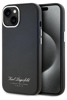 Produktbild von Karl Lagerfeld Grained PolyurethanHotel Rsg Iphone 15 Handyhülle    One Size