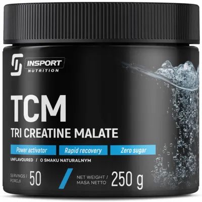 Produktbild von Kreatinmalat TCM Pulver 250 g | mit Taurin & Vitamin B6 | Insport Nutrition