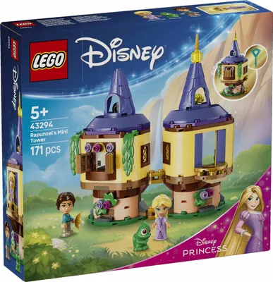 Productafbeelding van LEGO ǀ Disney Prinses Rapunzel's Mini-Toren - Rapunzel - Nieuw geföhnd - Set met 2 mini-poppen, een Pascal-figuurtje, accessoires en een kasteel - Cadeau voor meisjes vanaf 5 jaar en filmfans - 43294