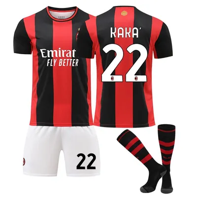 Immagine prodotto di #22 KAKA Maglia da calcio da casa del Milan 26-27 per bambini e adulti TAGLIA:M