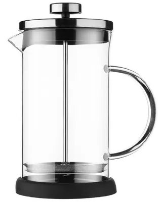 Kaffeepresse, 600 ml, Borosilikatglas, Edelstahl, traditionell