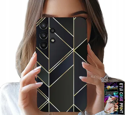Obrázek produktu pro Pouzdro Pro Samsung Galaxy A32 4G - Zlaté Rámečky, Elegantní Design + Sklo