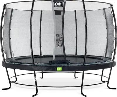 Imagen del producto de Cama elástica EXIT Elegant ø366cm con red de seguridad Economy, color negro