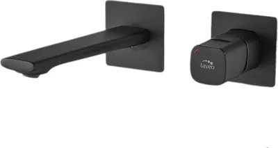 Immagine prodotto di TORES Miscelatore da lavabo da incasso Laveo, nero, BVT_722P