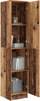 Obrázok produktu pre vidaXL Vysoká skrinka z recyklovaného dreva 35 x 39 x 168 cm