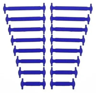 schnuersenkel silikon blau