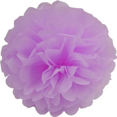 helllila Papier Pompons