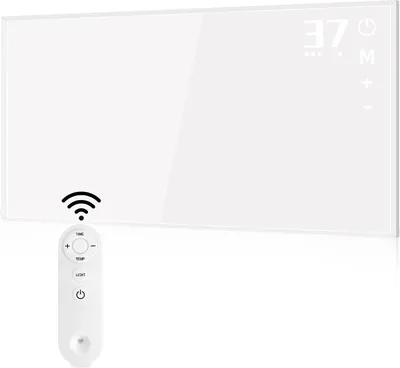 Immagine prodotto di Riscaldatore a infrarossi ZMH 450 riscaldatore elettrico a risparmio energetico radiatore a infrarossi riscaldatore a parete riscaldatore elettrico con telecomando