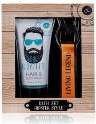Produktbild von Men's World Geschenkset "Hipster Style" mit Schlüsselanhänger