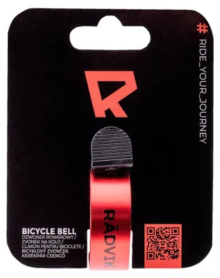 Obrázok produktu pre Radvik – Zvonček na bicykel IG1089 (univerzálna veľkosť) (oranžová/čierna)