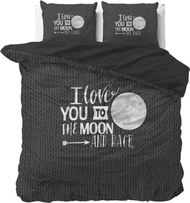 Productafbeelding van Sleeptime Moon and Back Antraciet 240 x 200/220 cm