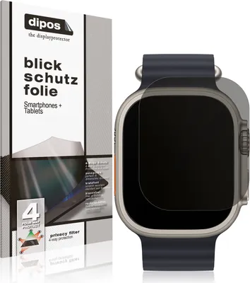 Produktbild von Blickschutzfolie für Apple Watch Ultra matt Schutzfolie Folie Display Schutz