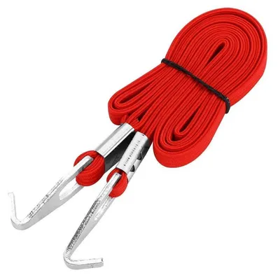 Immagine prodotto di Cinghia elastica per bicicletta con gancio di sicurezza, da 80 a 200 cm, 1,2 cm di larghezza, per il trasporto di bagagli