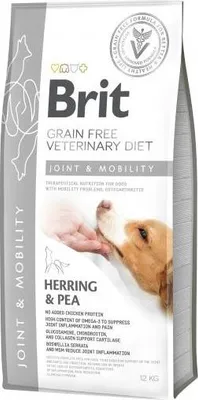 Immagine prodotto di Brit Grain Free Veterinary Diet Dog Joint & Mobility Śledż Z Groszkiem 12kg