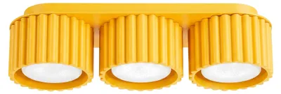 Obrázok produktu pre Stropné svietidlo AURA 3 žlté Gx53 3xGx53 10 W hliník 8x10x32,5 cm Sollux Lighting