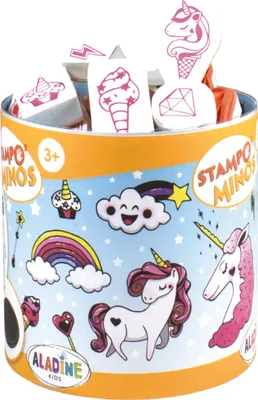 Produktbild von Aladine Stempelset Einhorn Schaumstoffstempel Kinder Kreatives Spielen