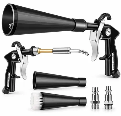 Produktbild von Druckluft Reinigungspistole für Auto, Hochdruck Druckluftpistole zur Fahrzeugaufbereitung, für Sitze, Felgen, Motor, Polster und schwer erreichbare Stellen