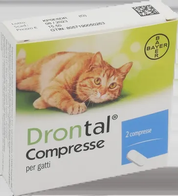 Immagine prodotto di Drontal Gatto GMM, 2 Compresse