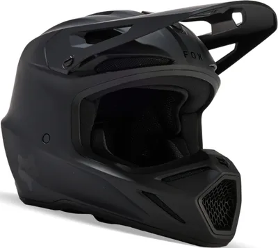 Produktbild von FOX V3 Solid Jugend Motocross Helm, schwarz matt, Y/S (49/51)