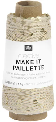 Produktbild von Rico - Creative Make It Paillette 0011 gold