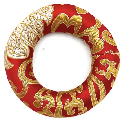 Imagen del producto de Cojín de aro de 10 cm (para cuenco tibetano de 12-14 cm) - Rojo