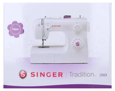 Obrázek produktu pro SINGER Tradition 2263, Bílá, Šití, 4 kroky, Otočné, 220 - 240 V, 380 mm