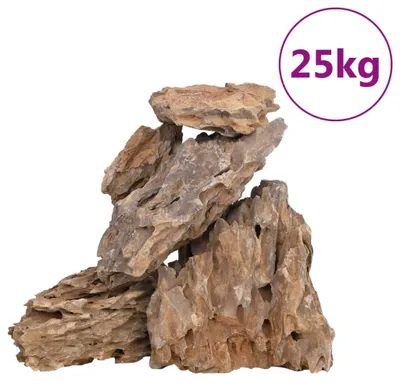 Produktbild von vidaXL Drachensteine 25 kg Mehrfarbig 10-30 cm