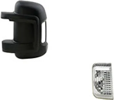 Produktbild von Spiegelkappe + Spiegelblinker passend für Fiat Ducato 250 251 ab 07/2006 - Links 2507070066 Hagus 6325H0 71748252 Johns