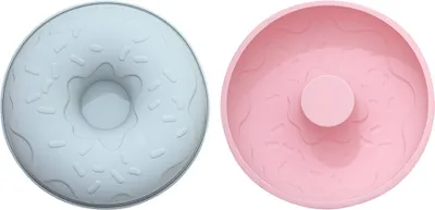 Obrázok produktu pre CANDeal 2ks 21,5 cm veľkých okrúhlych silikónových foriem na torty, z ktorých si pripravíte tortu ako formu na šišky