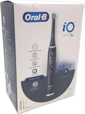 The image shows the retail packaging of an Oral-B electric toothbrush.