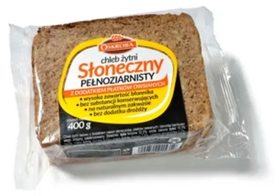 Image de Pain de seigle complet "Słoneczny", enrich en flocons d'avoine, 400 g