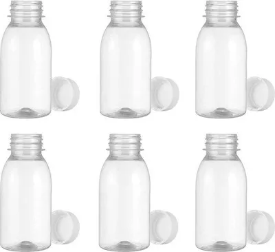 Produktbild von Famanu Trinkflaschen 250 ml - Transparent, mit Deckel