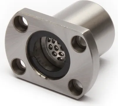 Produktbild von Schwerlast Hublager / Wellenlager 30mm STH30B mit abgeflachtem Rundflansch für Linearbewegung und Drehbewegung
