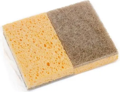 Immagine prodotto di Spugna per pulizia Okko, gialla, 2 pezzi