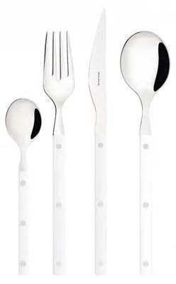 Image de BUGATTI - ALLEGRA Set de 24 couverts en boîte cadeau avec fenêtre - Blanc