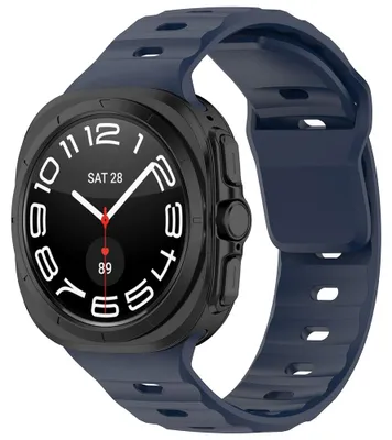 Produktbild von Techsuit Watchband (W055) Armband für Samsung Galaxy Watch Ultra 47 mm – dunkelblau