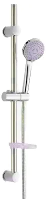 Produktbild von Duschstange universal verstellbar komplett Messing verchromt