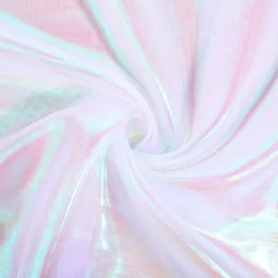 Organza Stoff 3 x 1,5 m, Farbverlauf Regenbogen, Tüll, Glitzer