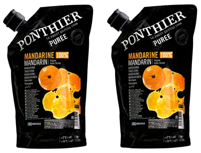 Produktbild von Ponthier MANDARINEN PÜREE Zitrus-Frucht-Püree 2x 1KG