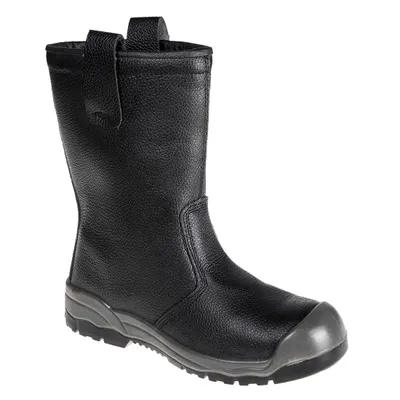 Produktbild von Portwest FW13 Steelite Rigger Sicherheitsstiefel S1P CI(mit Überkappe) Black Gr. 38