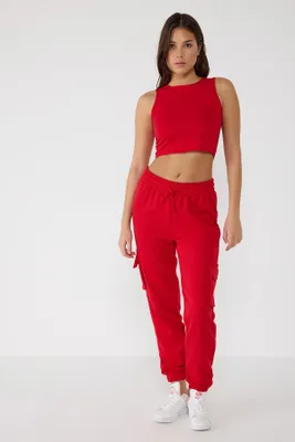 Produktbild von Neckholder-Crop-Top-Body, Red, M
