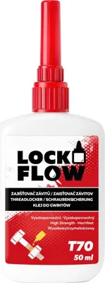 Obrázek produktu pro LOCKFLOW T70 Vysokopevnostní zajišťovač závitů - 50ml