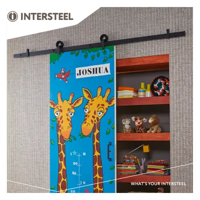 Produktbild von Intersteel Schiebetürsystem 200 cm Modern Top Schwarz