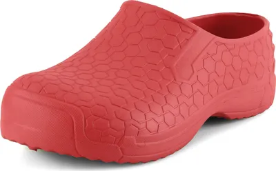 Produktbild von Ladeheid Damen und Herren leichte Eva Clogs Gartenclogs Gartenschuhe LADW009 (Rot 1841, 37 EU)