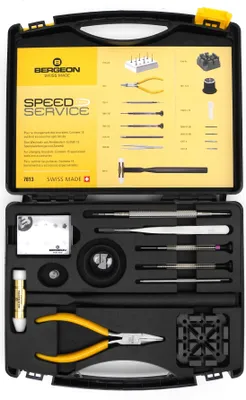 Immagine prodotto di Kit di Servizio Rapido Bergeon 7813 per la Sostituzione Bracciali - 15 Strumenti