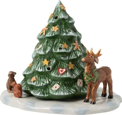 Produktbild von Villeroy & Boch Christmas Toys Weihnachtsbaum mit Wildtieren 23x17x17cm