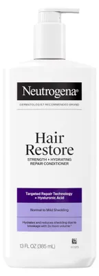 Produktbild von Reparierender Haarconditioner, trogena, Hair Restore Strength Conditioner, intensive Feuchtigkeitspflege für das Haar, reduziert Haarbruch, 385 ml