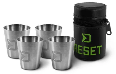 Obrázek produktu pro Set nerezových pohárků Delphin RESET 4v1 4x30ml